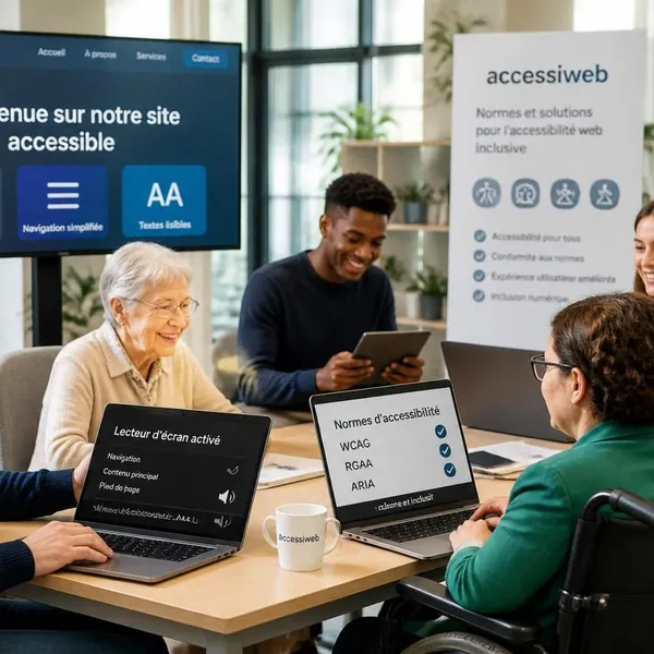Image related to accessiweb : normes et solutions pour l’accessibilité web inclusive