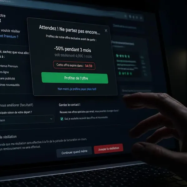 Image related to dark pattern : comprendre et reconnaître les interfaces trompeuses