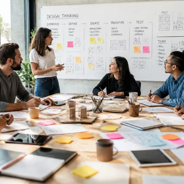 Image related to formation design thinking : apprendre à innover et faciliter des projets