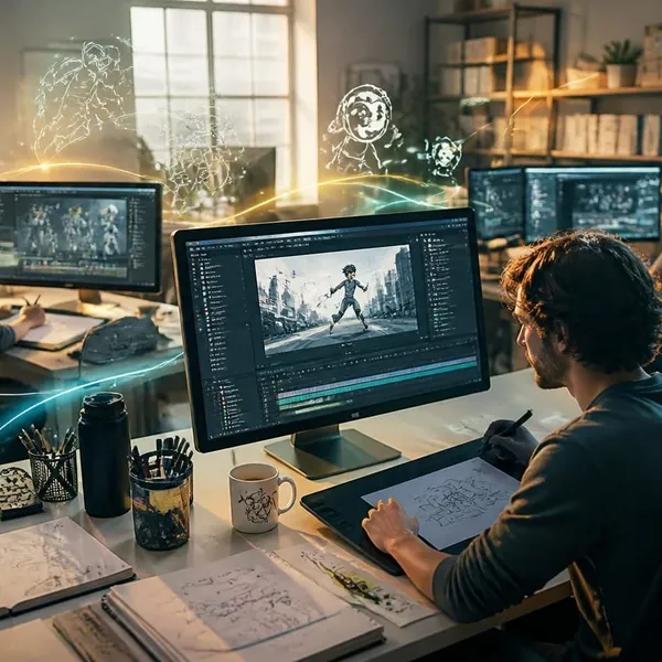 Image related to motion design : créer des animations graphiques efficaces