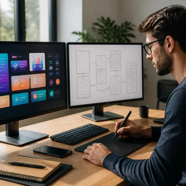 Image related to user interface et user experience design : comprendre les différences et enjeux clés